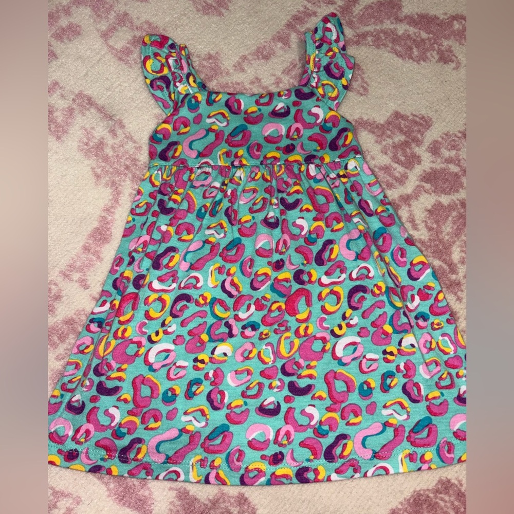 Jane Marie Colorful Leopard Print Sleeveless Summer Dress Toddler Girl 2T